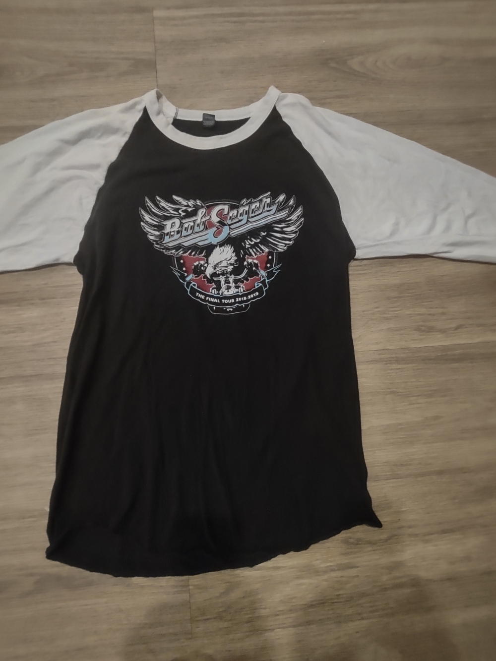 Black & White Bob Segar Last Tour Graphic Long-Sleeve Tee
